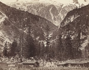 Chalet de Handeck, Hasli-völgy, Bern kanton, Svájc, kb. 1860