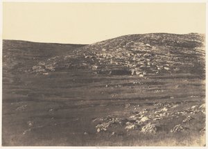 Jeruzsálem. Zsidó sír három mérföldre észak-északnyugatra Jeruzsálemtől. alkotó: Auguste Salzmann