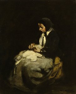Varró nő alkotó: Auguste Theodule Ribot