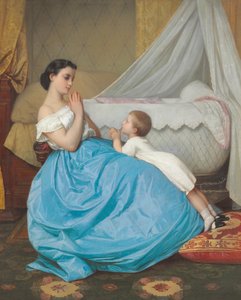 Lefekvés előtti ima, 1858