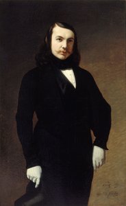 Théophile Gautier költő portréja 1811-1872, 1839.
