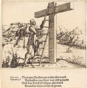 Krisztus a keresztre menő bűnnel, halállal és ördöggel, 1547.