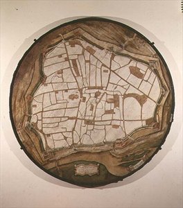 Bécs kör alakú térképe, 1547-49