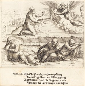 Agónia a kertben, 1548. alkotó: Augustin Hirschvogel