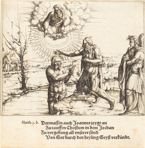 Krisztus keresztsége alkotó: Augustin Hirschvogel