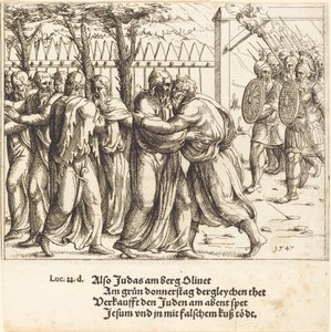 Júdás csókja alkotó: Augustin Hirschvogel