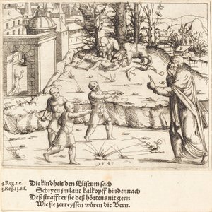 Béthel gyermekeinek meggyilkolása alkotó: Augustin Hirschvogel