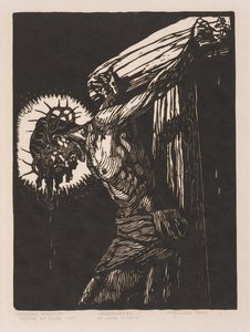 Keresztre feszítés. alkotó: Augustin Kolb