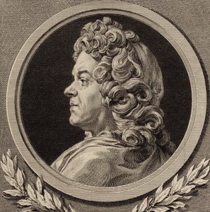 Jean-Baptiste Lully zeneszerző portréja 1632-1687, 1770. alkotó: Augustin Saint Aubin de