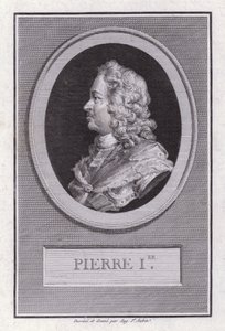 Nagy Péter, Oroszország cárja (metszet) alkotó: Augustin de Saint Aubin