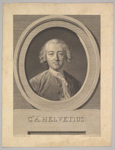 Claude Adrien Helvetius portréja 1715-1771, 1772. alkotó: Augustin de Saint Aubin