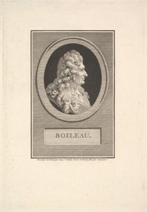 Despréaux Nicolas Boileau portréja, 1800. alkotó: Augustin de Saint Aubin