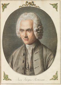 Jean-Jacques Rousseau portréja 1712-1778, 1775 körül. alkotó: Augustin de Saint Aubin