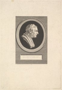 Jean-Jacques Rousseau portréja, 1801. alkotó: Augustin de Saint Aubin