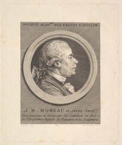Jean-Michel Moreau portréja, 1787.