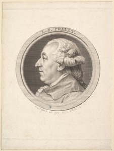 L. F. Prault portréja, 1787. alkotó: Augustin de Saint Aubin