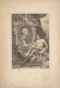 Louis-Philippe, Orléans hercegének portréja, 1778. alkotó: Augustin de Saint Aubin