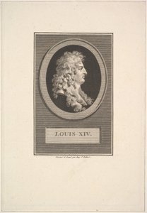 XIV. Lajos portréja, 1779. alkotó: Augustin de Saint Aubin