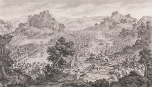 Kormán nagy győzelme, 1770. alkotó: Augustin de Saint Aubin