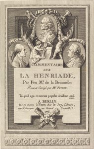 Kommentár a Henriade-hoz alkotó: Augustin de Saint Aubin after Clément Pierre Marillier