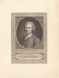 JJ Rousseau alkotó: Augustin de Saint Aubin after Maurice Quentin