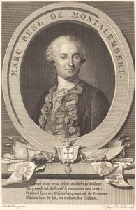 Marc Rene de Montalembert alkotó: Augustin de Saint Aubin after Maurice Quentin