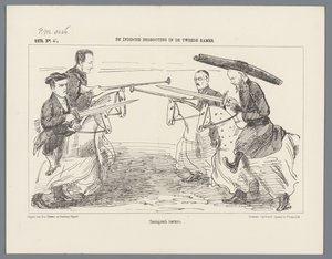 1851-es utrechti maszkabál: Rederijkers 1500-ban A Rederijkerek. 1500 (cím a tárgyon) A nemzeti történelem. a legrégibb időktől a 17. század végéig, nyolc jelenetben, jelmezben H.H. Az Utrechti Iskola diákjai alkotó: Augustinus Jacobus Bernardus Wouters