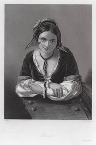 Maria, a Tizenkettedik éjszaka egyik szereplője (metszet) alkotó: Augustus (after) Egg