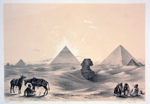 Gízai piramisok, 1843