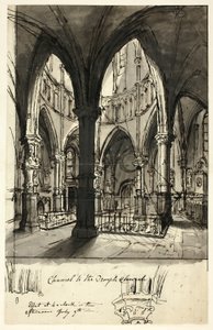 Chancella a Temple Church-nek alkotó: Augustus Charles Pugin