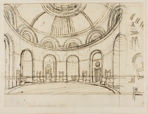 Kerek szoba bank alkotó: Augustus Charles Pugin
