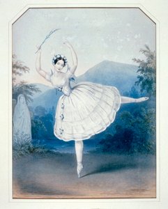 Carlotta Grisi a Giselle II. felvonásában. Litográfia ... (litográfia)