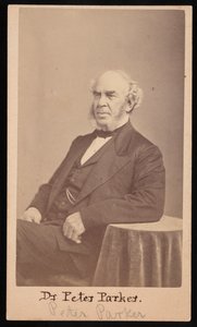 Peter Parker portréja 1804-1888, 1869. alkotó: Augustus Marshall