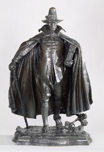 A puritán, 1899 (sötétbarnafekete patinás bronz)