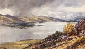 Loch Maree (színes litográfia) alkotó: Augustus Watford Weedon