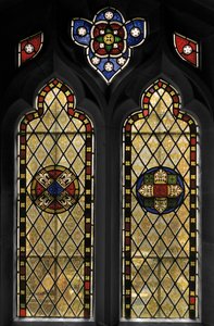 Kolostor ablaka, 1846 (festett üveg) alkotó: Augustus Welby Northmore Pugin