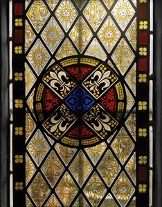 Kolostor ablaka, részlet, 1846 (ólomüveg) alkotó: Augustus Welby Northmore Pugin