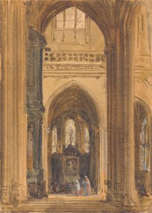 Gótikus templom belseje alkotó: Augustus Welby Northmore Pugin