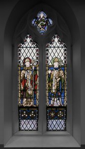 Szent Tamás és Szent Gulielmus, 1848 (ólomüveg) alkotó: Augustus Welby Northmore Pugin