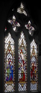 A keresztre feszítés, 1852 (festett üveg) alkotó: Augustus Welby Northmore Pugin