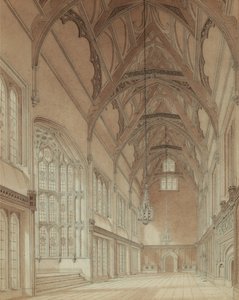 A College Hall belseje alkotó: Augustus Welby Pugin