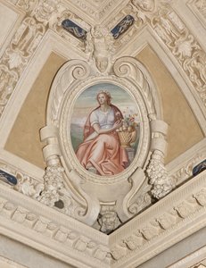 Tavasz (freskó) alkotó: Aurelio Busso