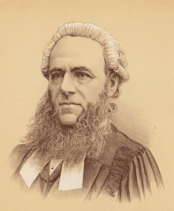 Őméltósága, Foster bíró úr (színes litográfia) alkotó: Australian School