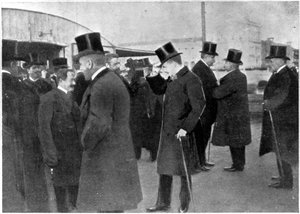 Ferenc Ferdinánd főherceg és felesége, Sophie, Hohenberg hercegnő meggyilkolásának jelenete, 1914