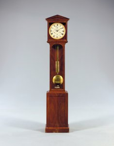 Egy hónapos bodenstanduhr az idő egyenletével és a teljes naptárral, 1806 alkotó: Austrian School