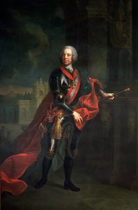 Leopold Joseph von Daun gróf (1705-66), mezőmarshall és osztrák főparancsnok a hétéves háború alatt, legyőzve Nagy Frigyest Kolin ostrománál