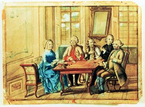 Mária Teréz osztrák császárné kártyázott Károly Batthyány tábornagy (1698-1772), Nadasky és Leopold Joseph tábornagy, von Daun gróf (1705-66), 1751 alkotó: Austrian School