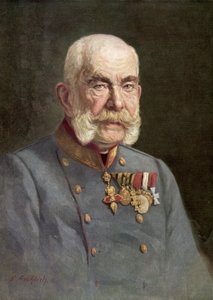I. Ferenc József, osztrák császár (színes litográfia) alkotó: Austrian School