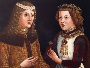 Ladislaus posztumusz cseh király és Valois-i Magdolna alkotó: Austrian School