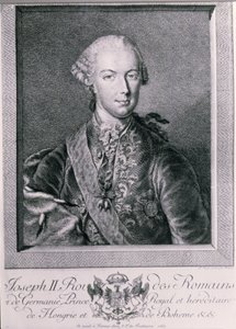 II. József (1741-90) német király és római római császár portréja, 1763 alkotó: Austrian School